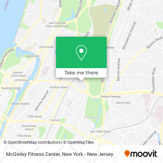 McGinley Fitness Center map