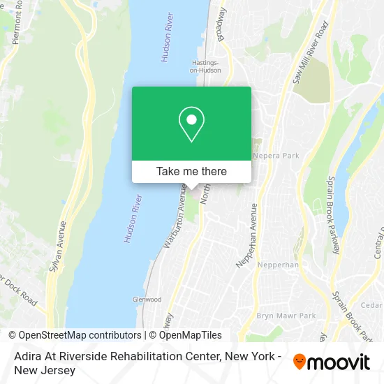 Adira At Riverside Rehabilitation Center map
