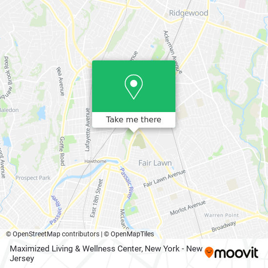 Maximized Living & Wellness Center map