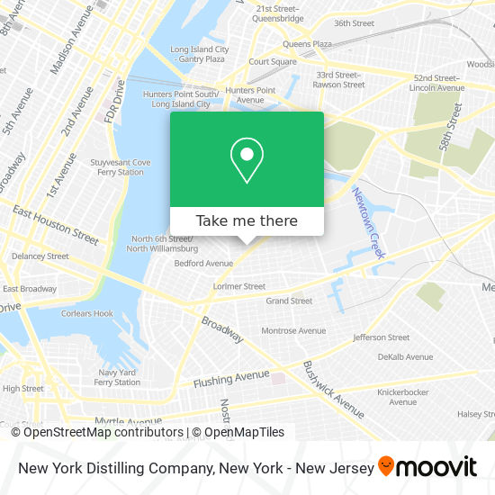 Mapa de New York Distilling Company