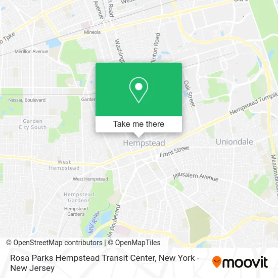 Rosa Parks Hempstead Transit Center map