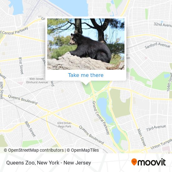 Queens Zoo map