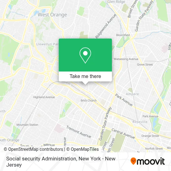 Social security Administration map