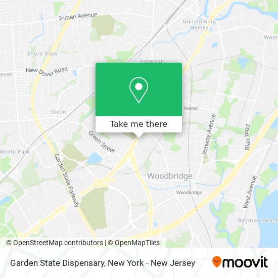 Mapa de Garden State Dispensary