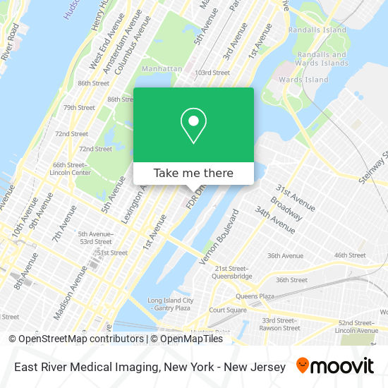 Mapa de East River Medical Imaging