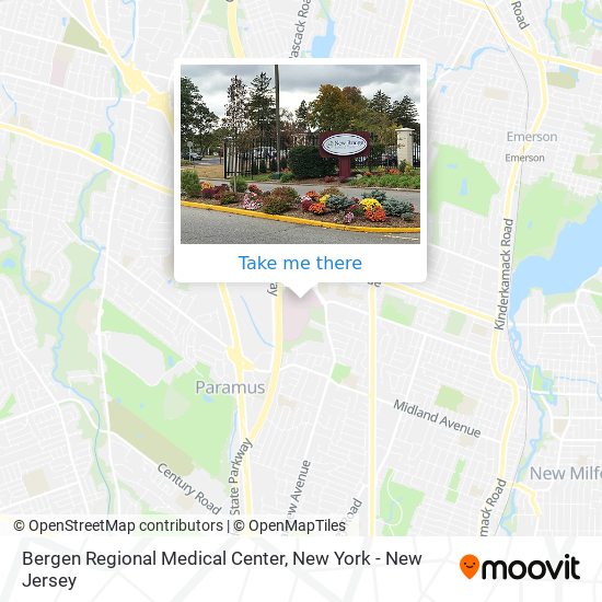 Bergen Regional Medical Center map