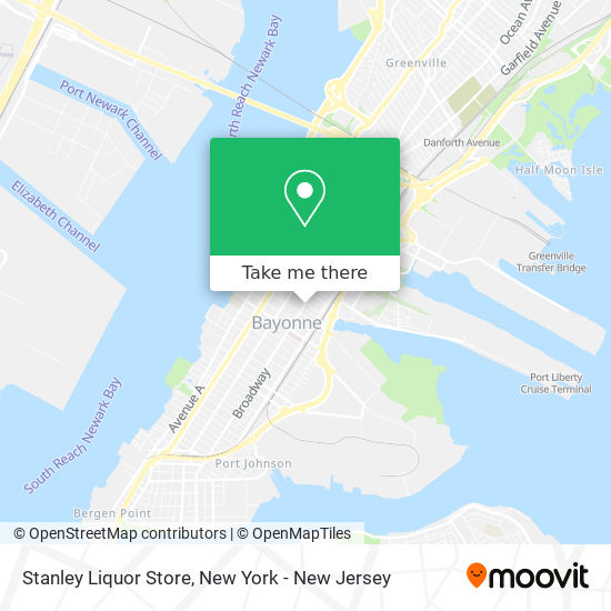 Stanley Liquor Store map