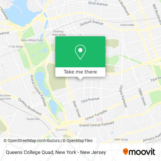 Queens College Quad map