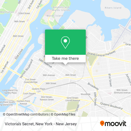 Victoria's Secret map