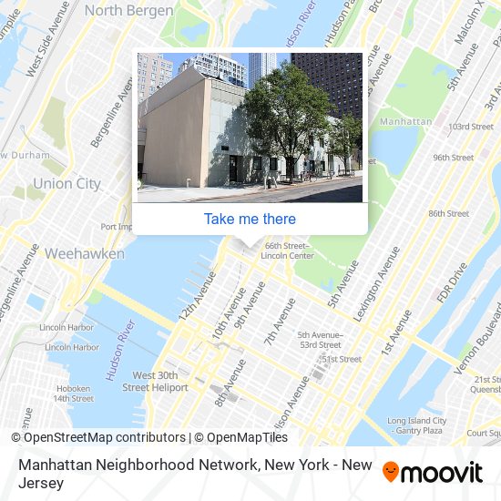 Mapa de Manhattan Neighborhood Network