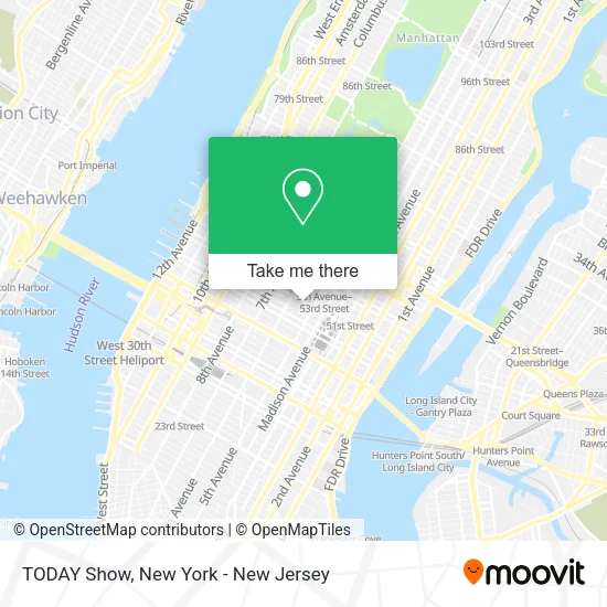 TODAY Show map