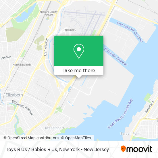Toys R Us / Babies R Us map