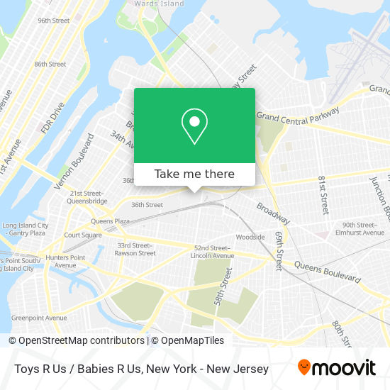 Toys R Us / Babies R Us map