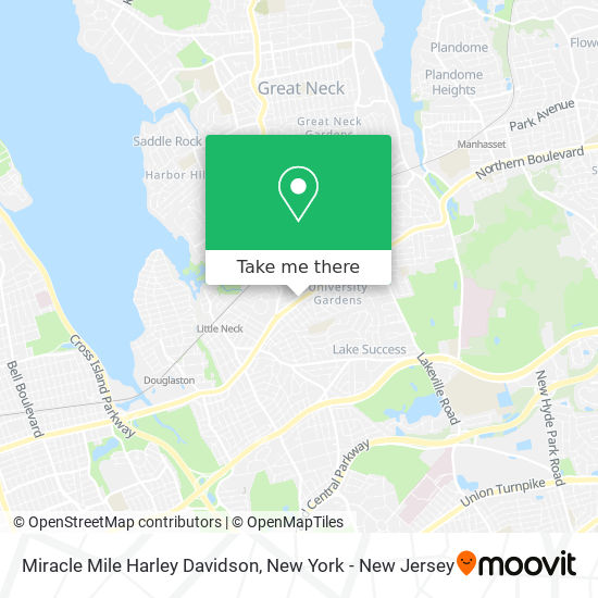 Miracle Mile Harley Davidson map