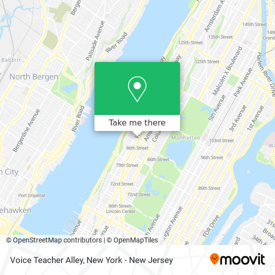 Mapa de Voice Teacher Alley