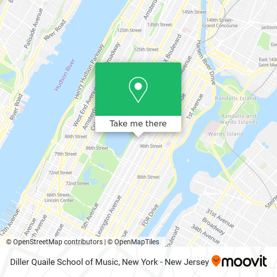 Diller Quaile School of Music map