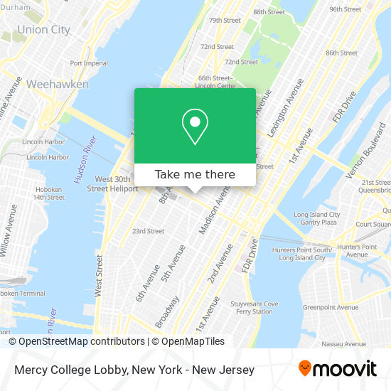 Mercy College Lobby map