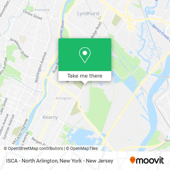 Mapa de ISCA - North Arlington