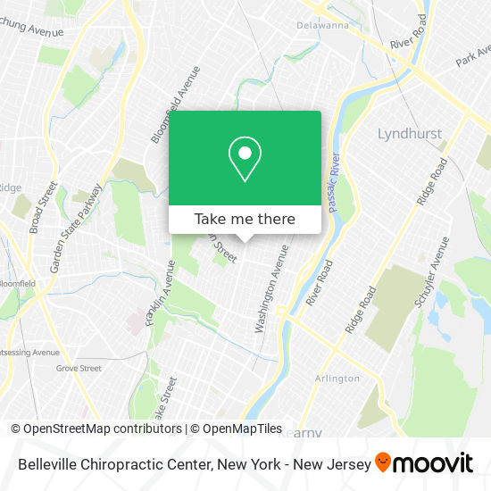 Belleville Chiropractic Center map