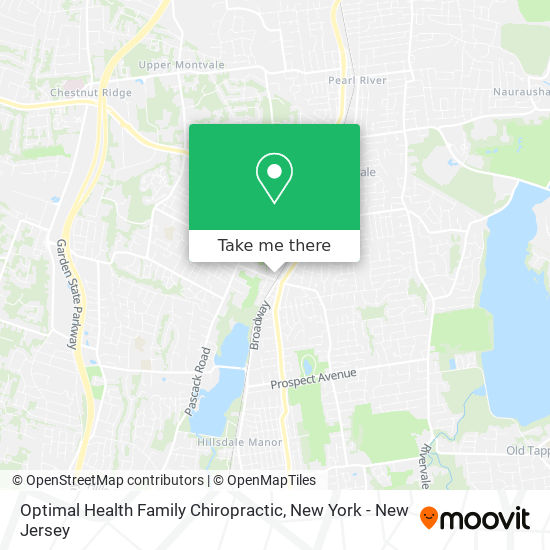 Mapa de Optimal Health Family Chiropractic