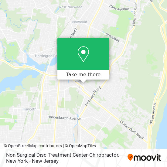 Non Surgical Disc Treatment Center-Chiropractor map