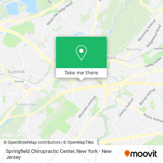 Springfield Chiropractic Center map