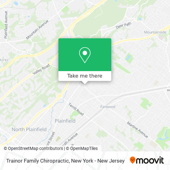 Trainor Family Chiropractic map