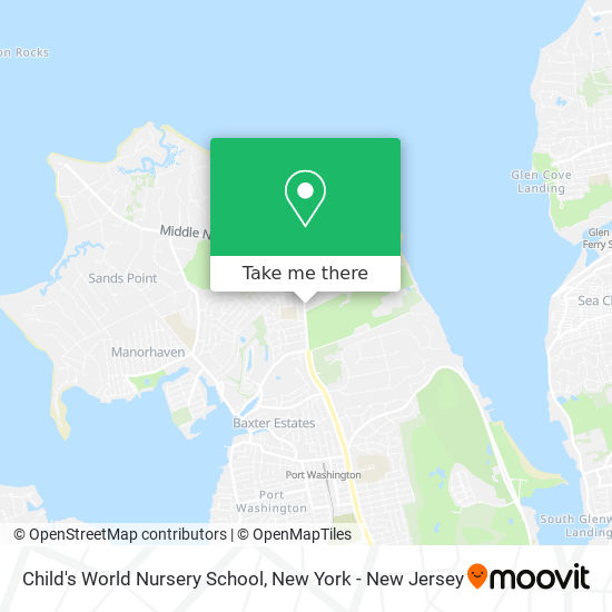 Child's World Nursery School map