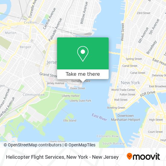 Helicopter Flight Services map