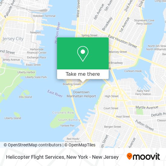 Helicopter Flight Services map
