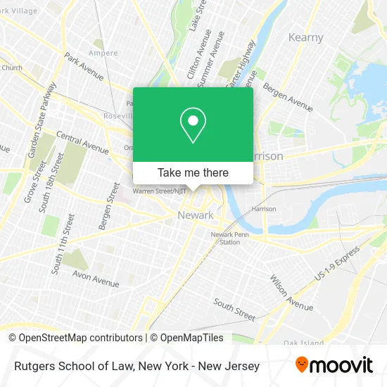 Rutgers School of Law map