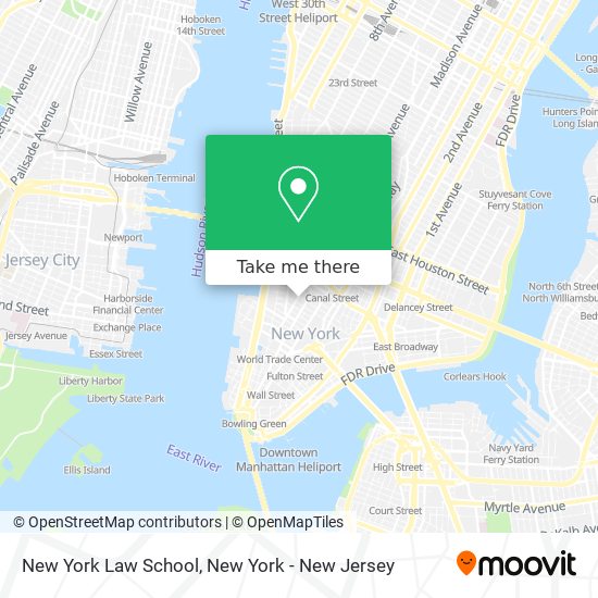 Mapa de New York Law School