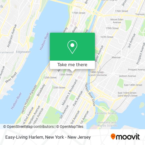 Easy-Living Harlem map