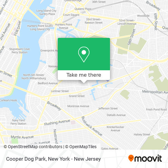 Cooper Dog Park map