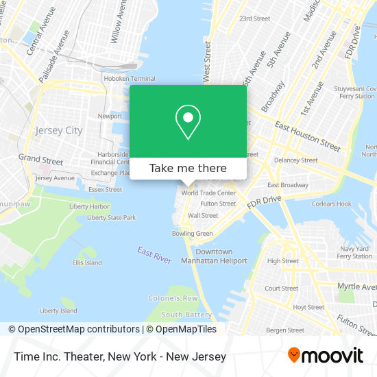 Time Inc. Theater map