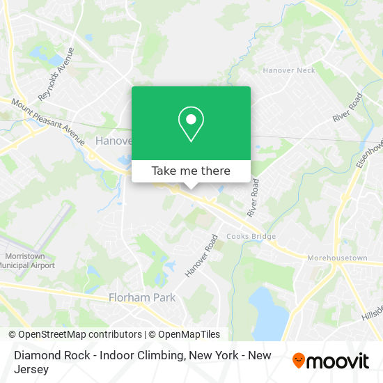 Diamond Rock - Indoor Climbing map