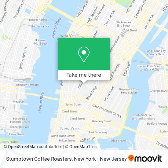 Stumptown Coffee Roasters map