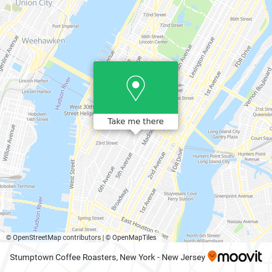 Stumptown Coffee Roasters map