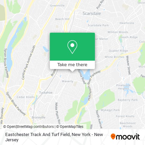 Eastchester Track And Turf Field map