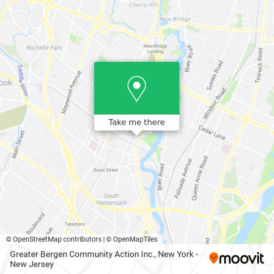 Greater Bergen Community Action Inc. map