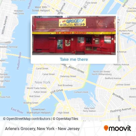 Mapa de Arlene's Grocery