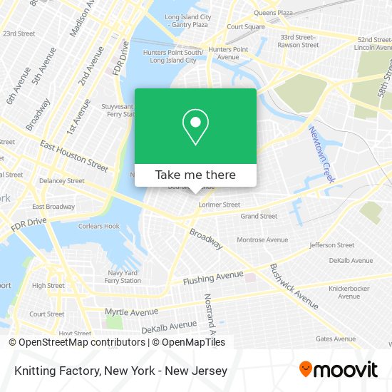 Mapa de Knitting Factory