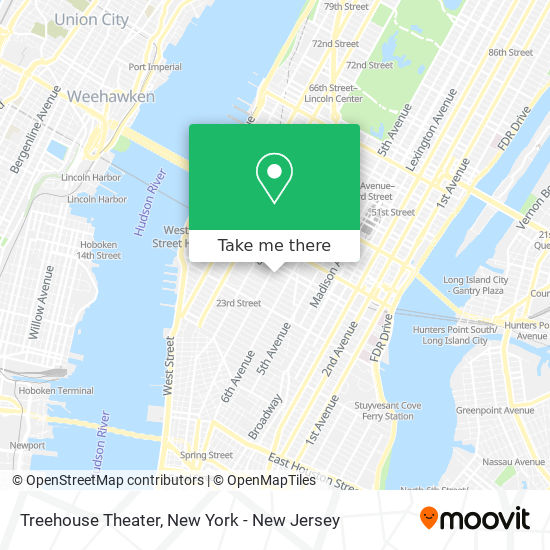 Treehouse Theater map