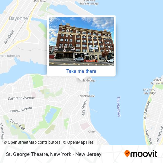 Mapa de St. George Theatre