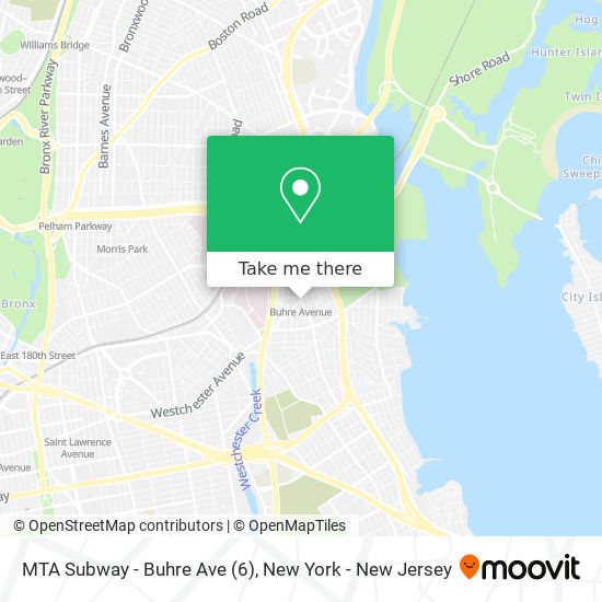 MTA Subway - Buhre Ave (6) map