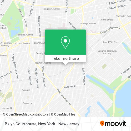 Bklyn Courthouse map