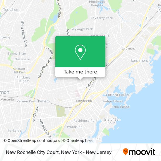 Mapa de New Rochelle City Court