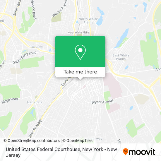 United States Federal Courthouse map
