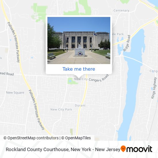 Rockland County Courthouse map