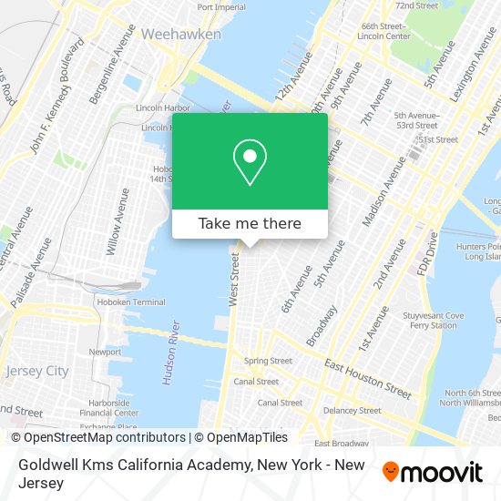 Mapa de Goldwell Kms California Academy